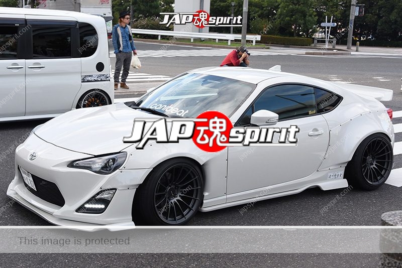 Stancenation 2016 cool Toyota GT86 hellaflush works fender white body