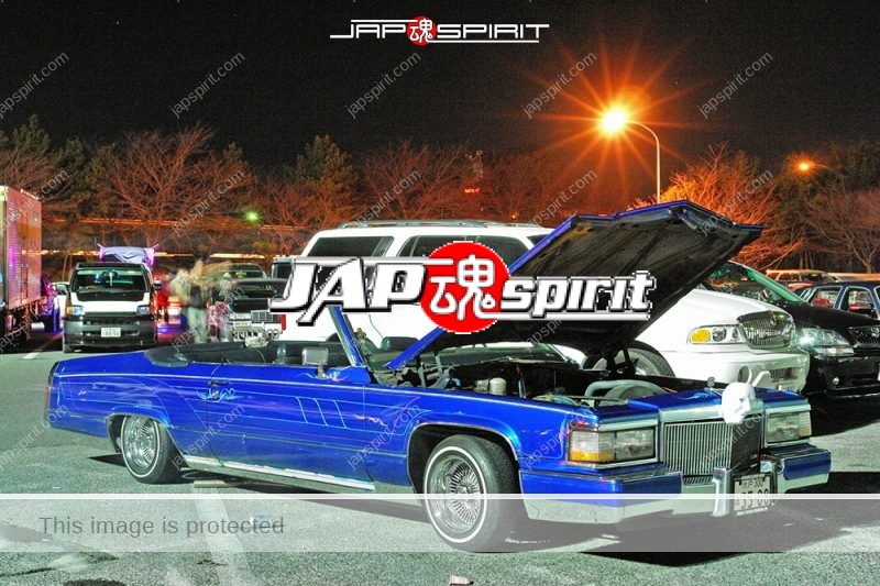  Cadillac de Ville Coupe 5th  convertible lowrider style blue color at Moriya PA