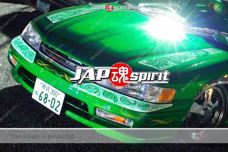 HONDA Accord 5th USDM style green color with air brush painting (2)
