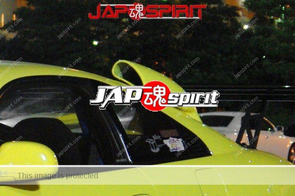 TOYOTA MR2 2nd SW20, side air duct is attached, yellow color (1)