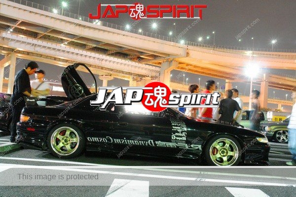 MAZDA Eunos Cosmo 4th, black color, Bonnet duct, GT wing (2)
