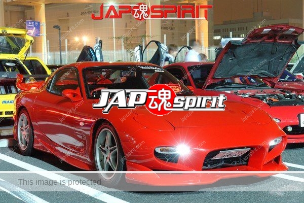 MAZDA RX7 FD, Spokon style, red color, beautiful body line. (1)