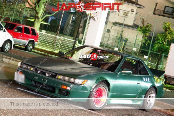 nissan silvia s13 with street style drift car motif of the zero fighter 4