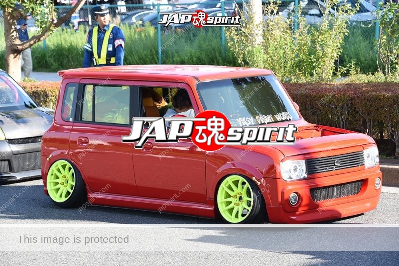 Stancenation 2016 Daihatsu MOVE Conte tsuraichi camber red body