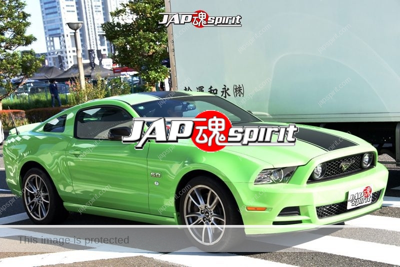 Stancenation 2016 Ford Mustang 6th V8 muscle car at odaiba