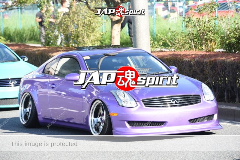 Stancenation 2016 Nissan Infiniti G35 autorunner costoms purple bodyG35Hellaflush Stancenation