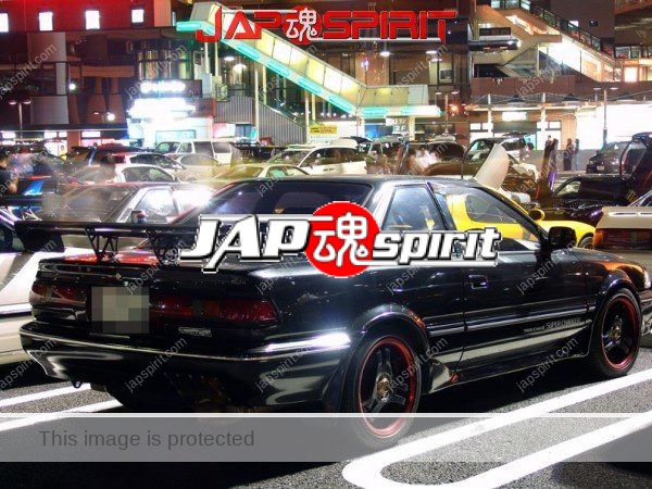 TOYOTA AE92, Hashiriya style with GT wing, bkack color (1)