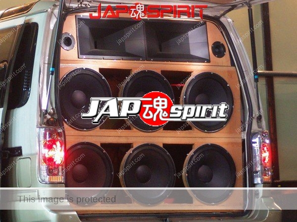 TOYOTA HIACE 100, loading 6 big speaker, sotomuki style sound car