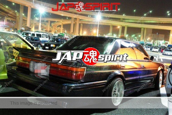 TOYOTA S13 Crown, white, Yellow & Black color VIP style cars (2)